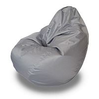 Кресло - мешок Груша оксфорд Серое
