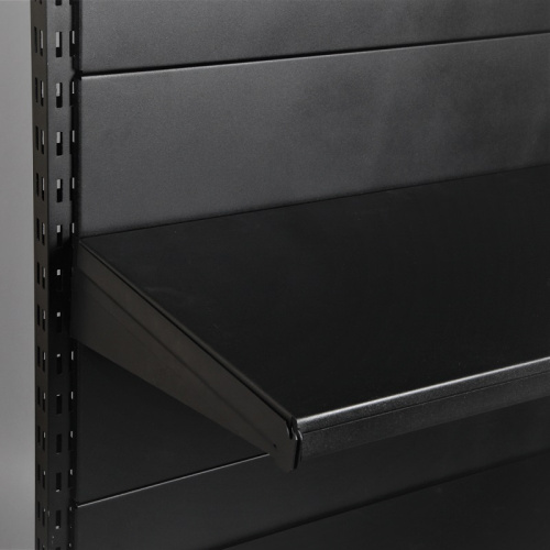 Стеллаж металлический для магазина TPU-14(черн) фото 2