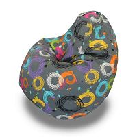 Кресло - мешок Груша жаккард Кругос