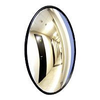 Зеркало обзорное противокражное Диаметр: 450 мм Цвет обода: черный