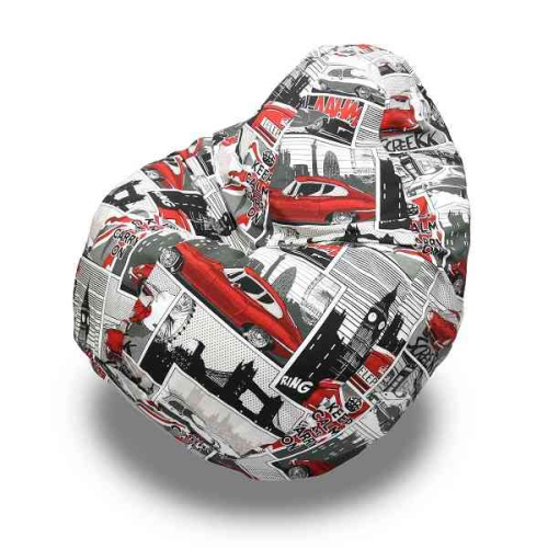 Кресло - мешок Груша жаккард Ягуар