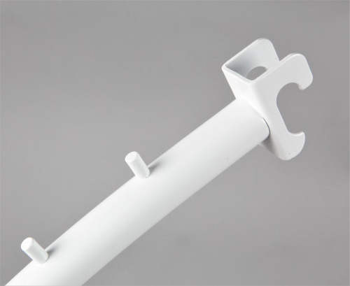 Кронштейн для овальной трубы U-304N(бел) фото 2 Кронштейн для овальной трубы U-304N(бел) фото 2