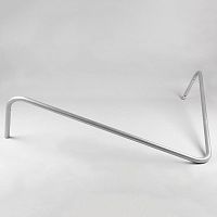 Примерочная угловая, для магазина одежды, цвет серый металлик П-110-Л(сер)