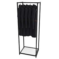 Стеллаж для магазина с полкой из стекла AС1760-02(черн)