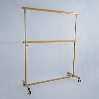 Вешало напольное регулируемое на колесах СТ-311-Л(зол)