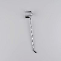 Крючок на овальную трубу L=150мм, хром, диаметр прутка6мм U5003