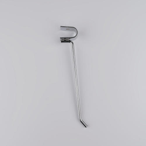 Крючок на овальную трубу L=150мм, хром, диаметр прутка6мм U5003 Крючок на овальную трубу L=150мм, хром, диаметр прутка6мм U5003