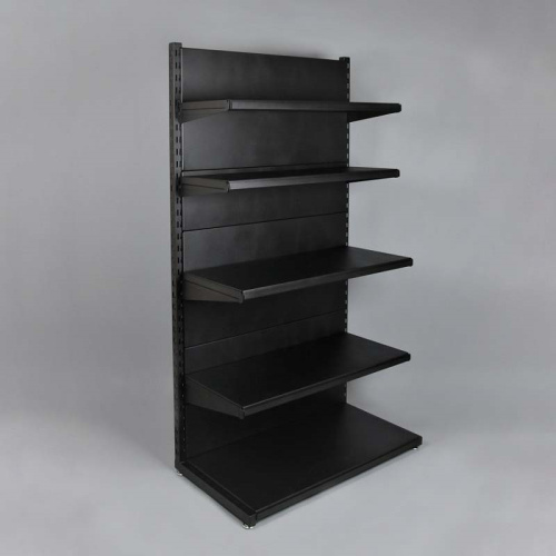 Стеллаж металлический для магазина TPU-14(черн)