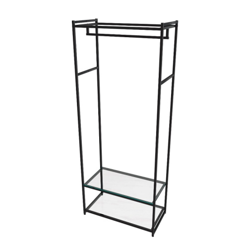 Стеллаж для магазина с полкой из стекла AС2290-09(черн) фото 2