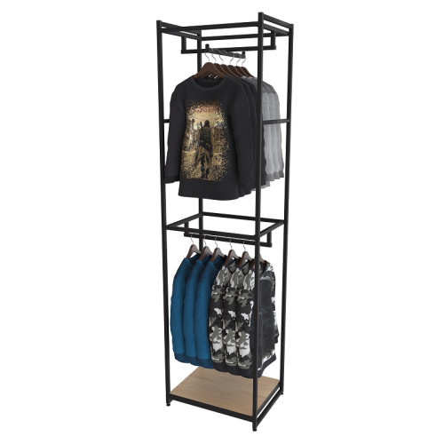 Стеллаж для магазина с полкой цвета дуб сонома A2260-05(ч/дс)