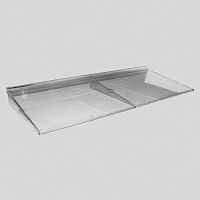 Полка длина 590мм, ширина 230мм, прозрачная F-192