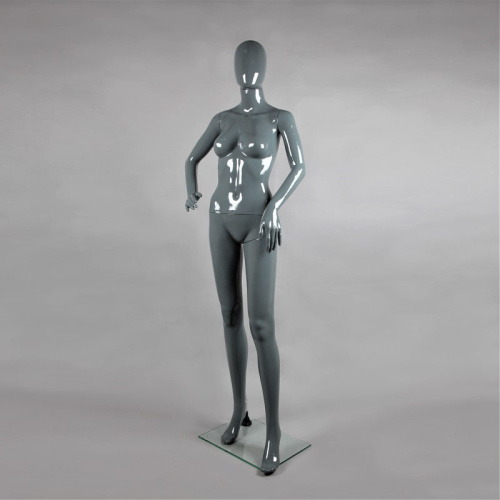 Манекен женский без лица FAM-04/A-4(сер гл)