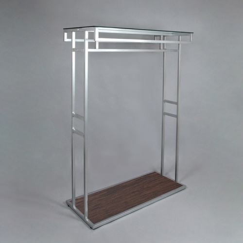 Стойка для одежды СТ-820-Л(сер мет/венге) Стойка для одежды СТ-820-Л(сер мет/венге)