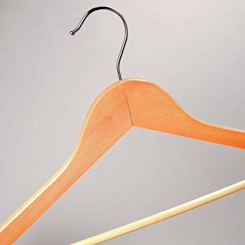 Вешалка-плечики деревянная с перекладиной C30N-К(светл) фото 2