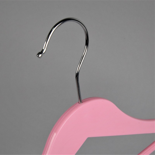 Вешалка-плечики для детской одежды, розовая В-219(роз) фото 2