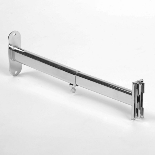 Крепеж на стену регулируемый, хром TP14 фото 2