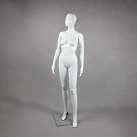 Манекен женский без лица FAM-05/A-1(бел гл)