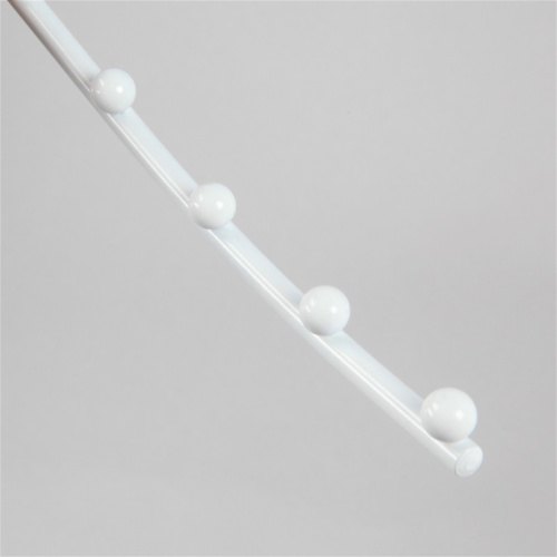 Кронштейн на овальную трубу U220135(бел) фото 3