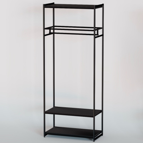Стеллаж для магазина с черной полкой A2290-13(ч/ч) фото 2