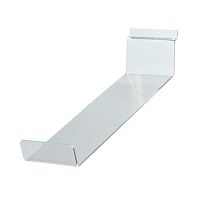 Полка из оргстекла для обуви наклонная, (опора мысок) OL-509M