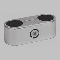 Соединитель для двух параллельных труб, хром JOK-77