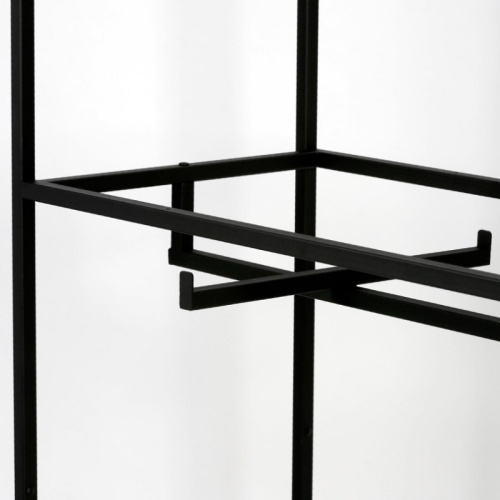 Стеллаж для магазина с белой полкой A22120-03(ч/б) фото 7 Стеллаж для магазина с белой полкой A22120-03(ч/б) фото 7