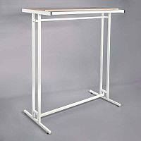 Вешало с полкой для магазина одежды и аксессуаров СТ-136П-Л(б/дуб)