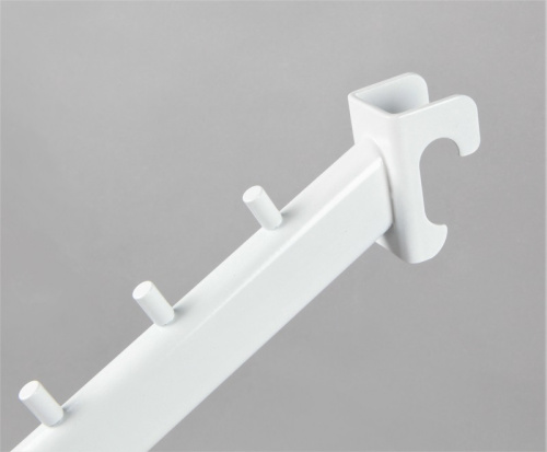 Кронштейн для овальной трубы наклонный U7299N(бел) фото 2