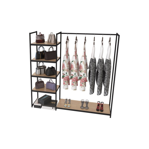 Стеллаж для магазина с полкой цвета дуб сонома K1702(ч/дс)