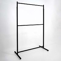 Вешало (стойка) напольное двухъярусное, черное М-ТВ-125(черн/черн)