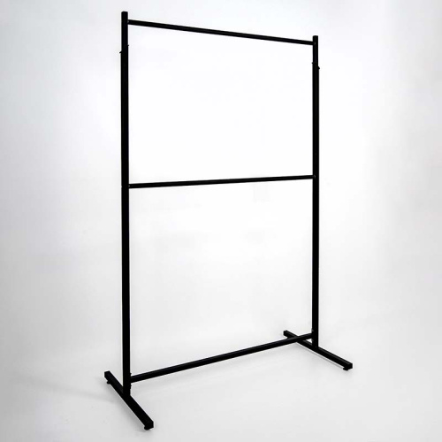 Вешало (стойка) напольное двухъярусное, черное М-ТВ-125(черн/черн)