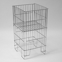 AD-02 Сетчатая корзина Высота: 800 мм Длина: 600 мм Ширина: 400 мм Цвет: цинк