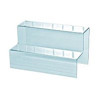 Подставка пластиковая двухуровневая, настольная, 300х160мм OL-635.2