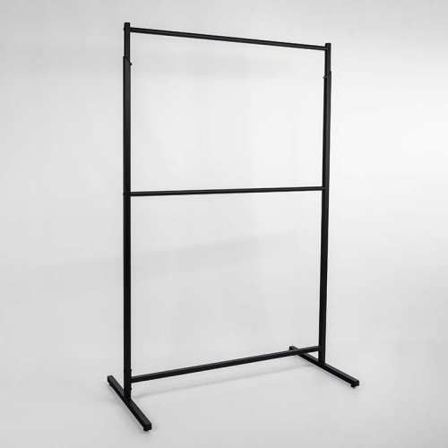 Стойка напольная двухъярусная, регулируемая СТ-125Н-Л(черн)