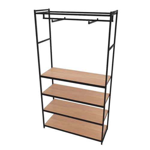 Стеллаж для магазина с полкой цвета дуб сонома A22120-18(ч/дс) фото 2 Стеллаж для магазина с полкой цвета дуб сонома A22120-18(ч/дс) фото 2