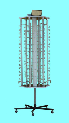 Стойка под очки напольная с замками, 96 мест HG7616