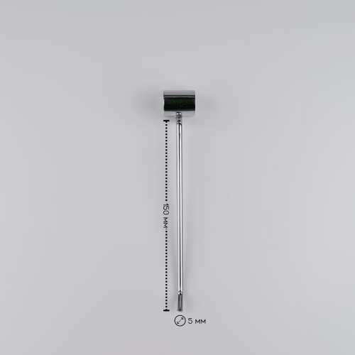 Крючок на овальную трубу L=150мм, хром, диаметр прутка6мм U5003 фото 2 Крючок на овальную трубу L=150мм, хром, диаметр прутка6мм U5003 фото 2