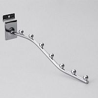 Крючок, 270 мм, 7 шариков, хром 220135