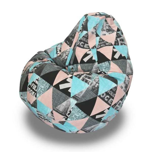 Кресло - мешок Груша жаккард Стайл