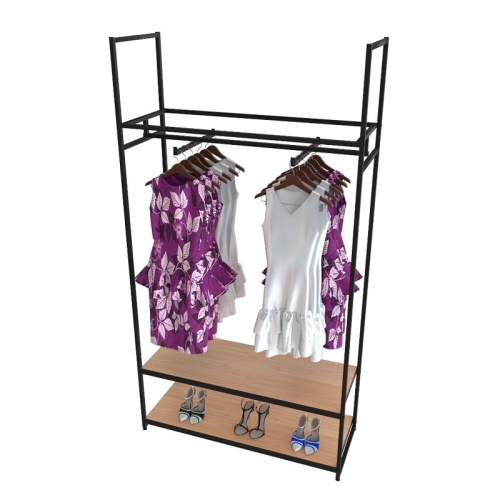 Стеллаж для магазина с полкой цвета дуб сонома A22120-06(ч/дс)