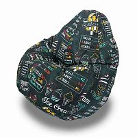 Кресло - мешок Груша жаккард Айскрим