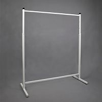 Стойка (вешало) напольная одноярусная, с перекладиной СТ-107Н-Л(бел/бел)