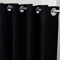 Штора для примерочной с люверсами Н-1К-черн
