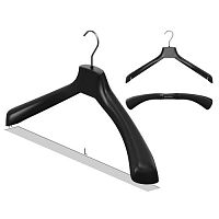 Вешалка для верхней одежды Длина: 450 мм Ширина: 65 мм Цвет: черный