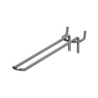 Крючок для перфорации двойной, хром d=5 мм Глубина: 250 мм