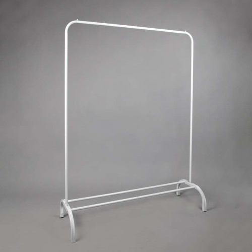 Вешало напольное, одноярусное, белое W-09(бел)