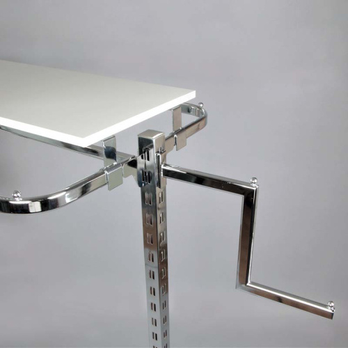 Вешало стойка с полками ДСП, сборное STBS16 фото 4