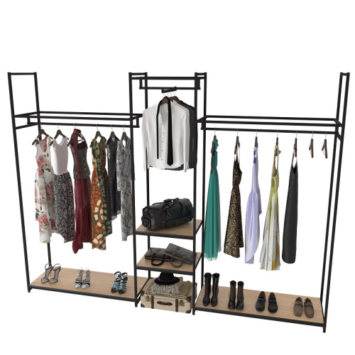 Стеллаж для магазина с полкой цвета дуб сонома K2204(ч/дс)