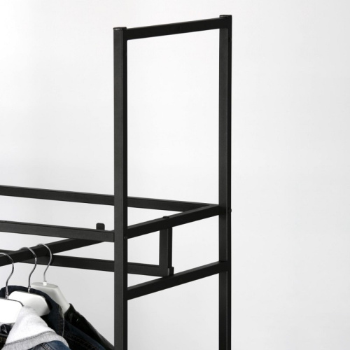 Стеллаж для магазина с черной полкой A22120-06(ч/ч) фото 5