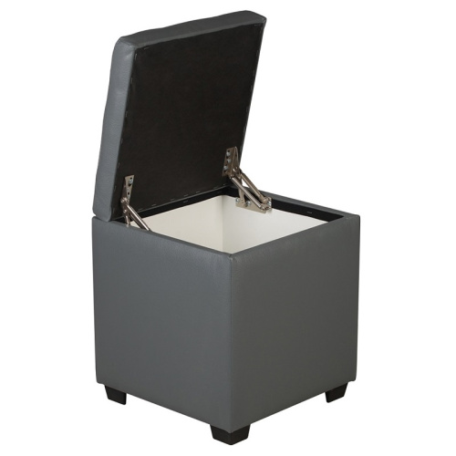 Банкетка с ящиком для обуви ПФ-400-Я(сер) фото 2